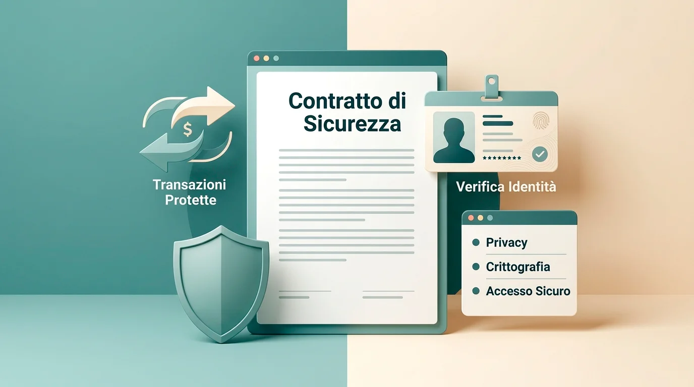 Schema ordinato su conto di gioco, identità, pagamenti e privacy